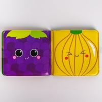 Книжка - игрушка для ванны &laquo;Фрукты и овощи&raquo;, Крошка Я