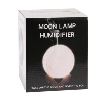 Увлажнитель-ночник LuazON HM-4, ультразвуковой "Луна", 1 Вт, 0.8 л, от USB