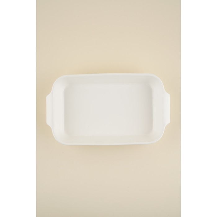 Форма для выпечки из жаропрочной керамики Доляна &laquo;Бруно&raquo;, 2,5 л, 36&times;20,5&times;6,5 см, цвет белый