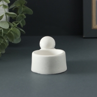 Подсвечник "Кролик" 6х10х5см, белый Подсвечник "Кролик" 6х10х5см, белый