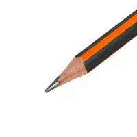 Карандаш чернографитный Maped Black Peps HB, трёхгранный, с ластиком