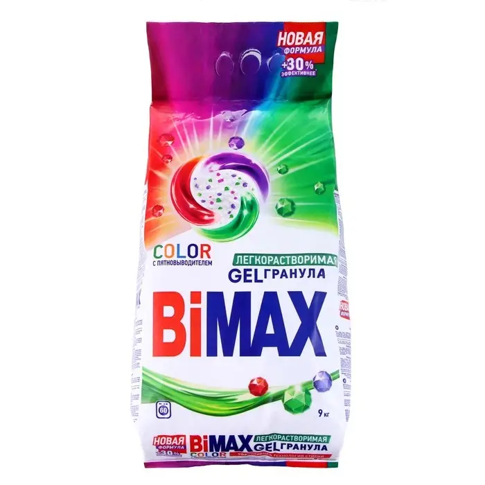 Стиральный порошок BiMax Color "100 пятен", автомат, 9 кг