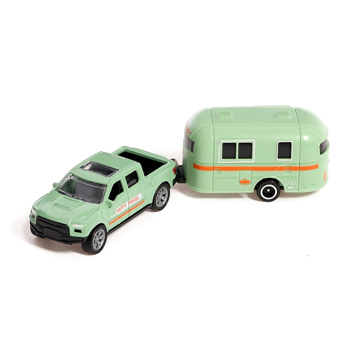 Машина металлическая &laquo;Автотур&raquo;, с прицепом, цвет МИКС