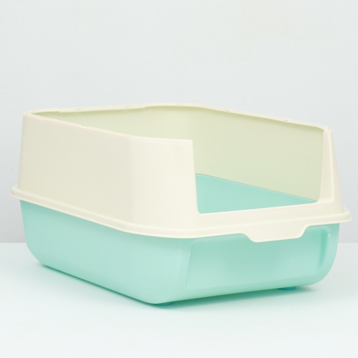 Туалет закрытый с откидным верхом 36 х 51 х 34 см, голубой