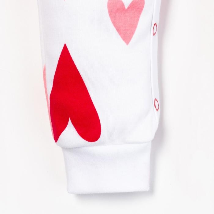 Комбинезон Крошка Я &laquo;Сердца&raquo; рост 74-80 см