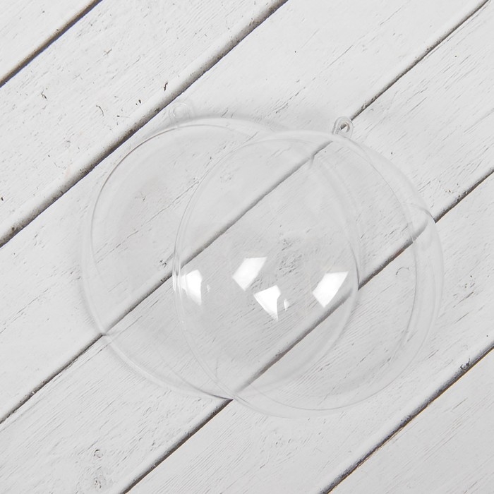 Ёлочный шар заготовка, раздельные части &laquo;Шар&raquo;, диаметр собранного 10 см