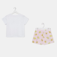 Пижама женская (футболка и шорты) KAFTAN Avocado р. 44-46, белый Пижама женская (футболка и шорты) KAFTAN Avocado р. 44-46, белый