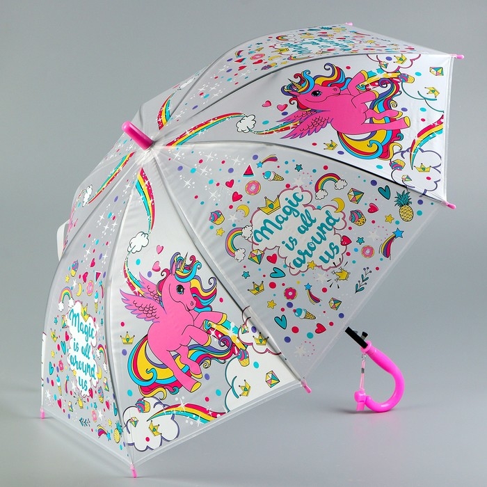 Детский зонт «Радужный единорог» 84 × 84 × 67 см Детский зонт «Радужный единорог» 84 × 84 × 67 см