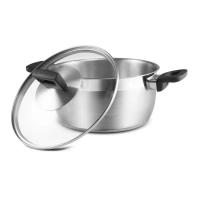 Кастрюля Rialto-20С со стеклянной крышкой, 3.2 литра