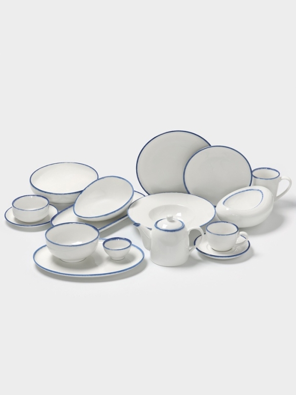 Тарелка пирожковая "Blue Lagoon" Magistro 16см 16,6х1,7, цвет белый, синий