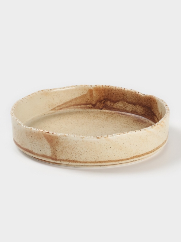 Тарелка Magistro "Organic brown" 20,6х4,4 см с высоким бортом