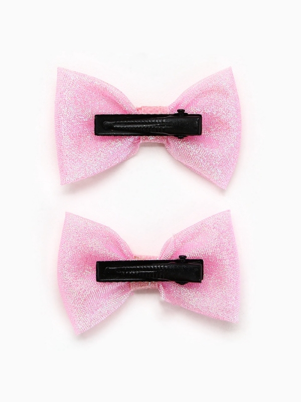 Бант для волос 2 шт, крабики &laquo;Милота&raquo;, 8 х 12,5 см