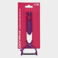 Овощечистка Доляна &laquo;Ритм&raquo;, 15 см, цвет МИКС