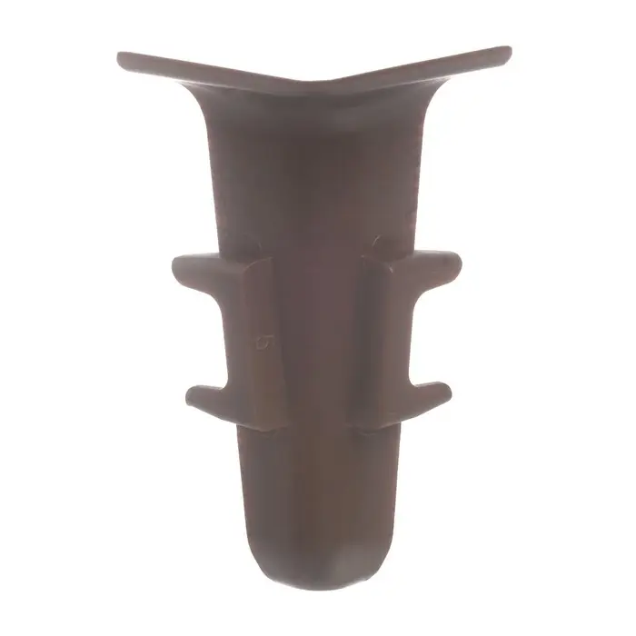 Угол внутренний для плинтуса &laquo;Деконика&raquo;, 55 мм, 303 цвет венге темный