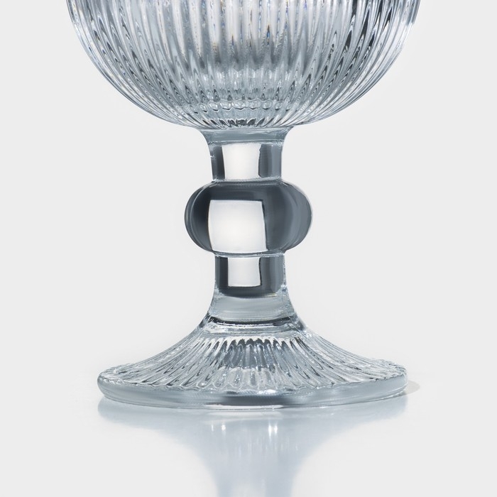 Бокал из стекла для вина Magistro &laquo;Грани&raquo;, 250 мл, 8&times;14,5 см, цвет прозрачный