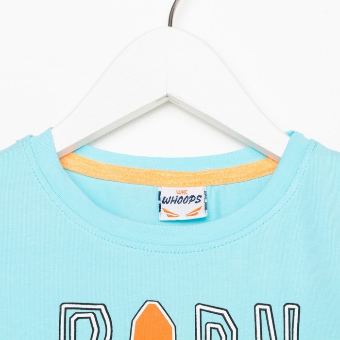 Лонгслив для мальчика, цвет голубой, рост 80