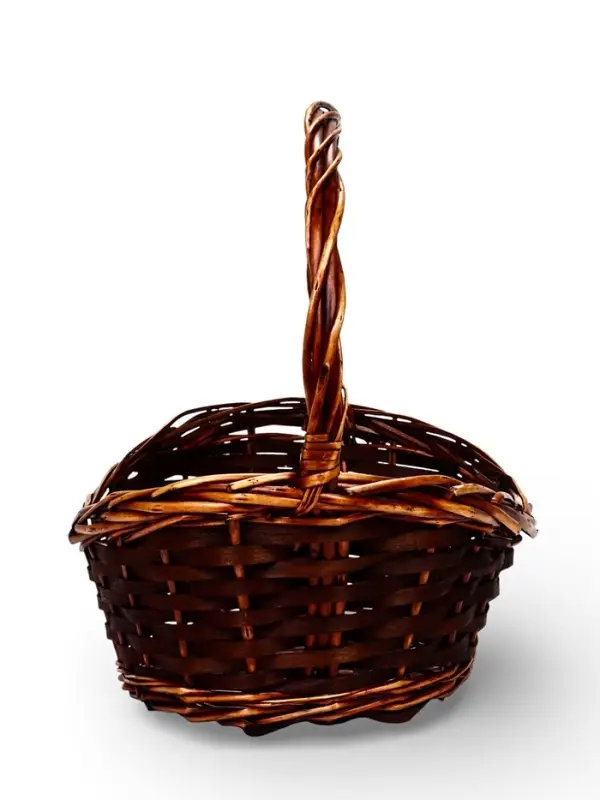 Набор корзин 3 шт, 41х31х12, 35х28х11, 31&times;23&times;9 см, лоза белый