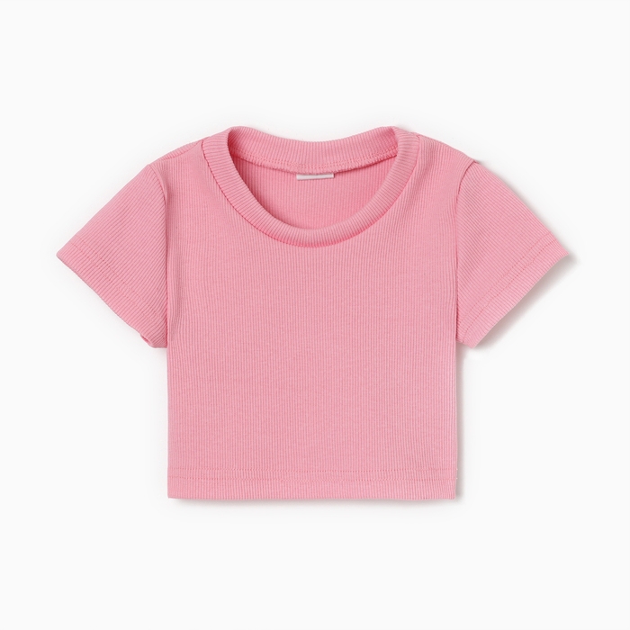 Футболка для девочки MINAKU, цвет розовый, рост 140 см