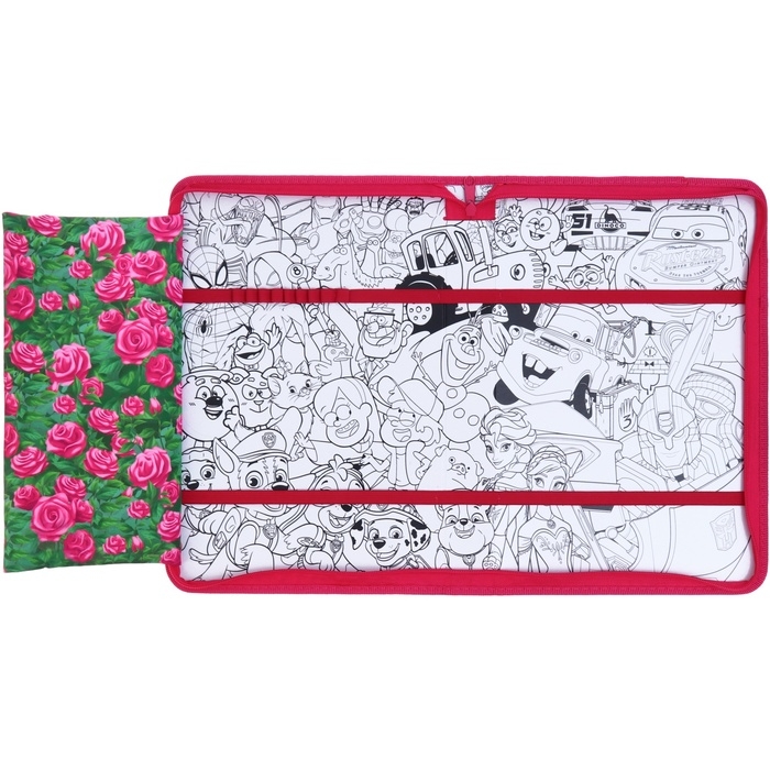 Папка для труда А4 с пеналом, на молнии, текстиль, Коты аристократы Папка для труда А4 с пеналом, на молнии, текстиль, Коты аристократы