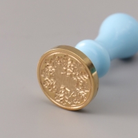 Сургучный набор "Зимний олень" печать, ручка, сургуч 12,5х10х3,6 см