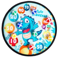 Дартс "Динозаврик", с  мячиками