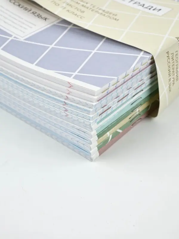 Тетради предметные, 36 л., набор из 12 шт., блок №1 &laquo;Пастель&raquo;