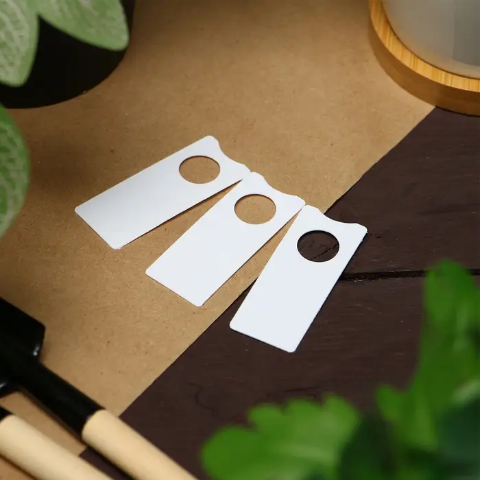 Бирки садовые, для маркировки растений, 5&times;2 см, набор 20 шт., пластик, МИКС, Greengo