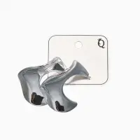 Серьги пластик &laquo;Волны&raquo; кольца, цвет золото