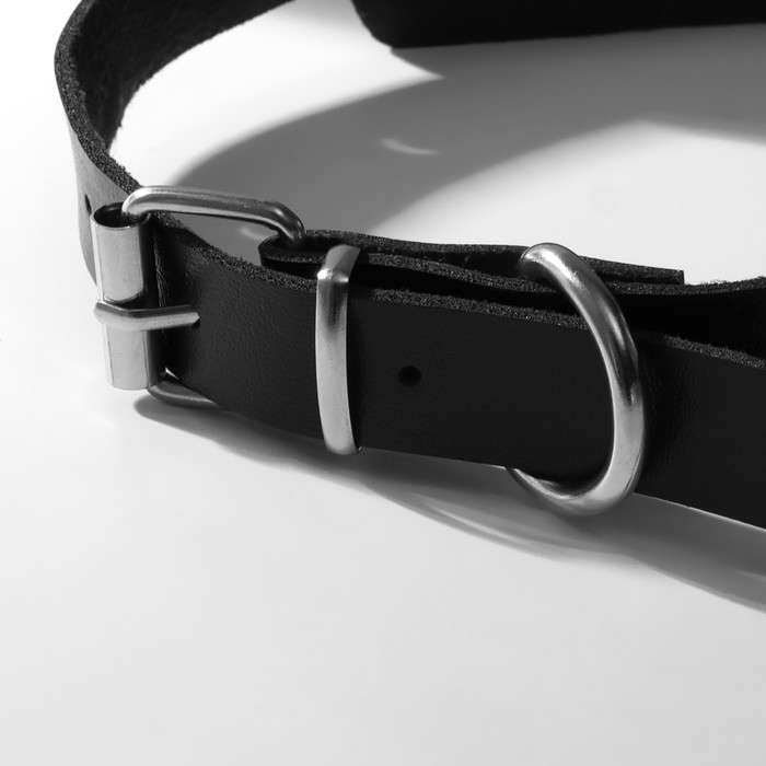 Чокер &laquo;Искушение&raquo; кружево и сердце, цвет чёрный в серебре, 40 см