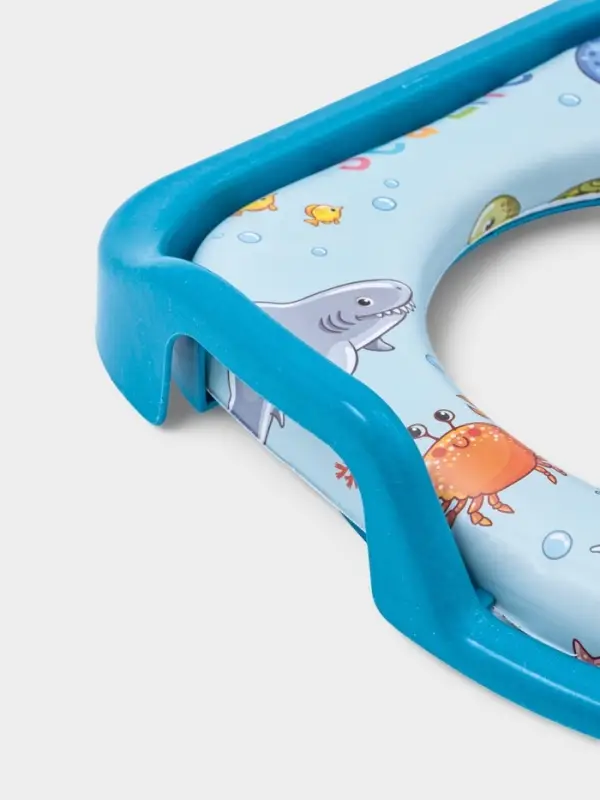 Сиденье для унитаза детское с ручками "Морская жизнь"