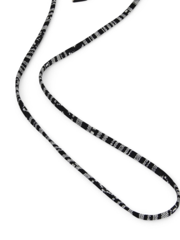 Шнурок для очков на шею 70 см, черный с узором