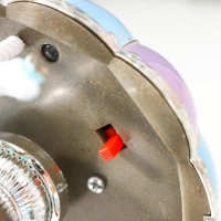 Сувенир музыкальный механический свет "Карусель - кони" голубая 10,5х10,5х15 см