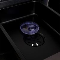 Кухонная мойка ZEIN M04, S=3.0 и 0.7 мм, смеситель, корзины, кран для питьевой воды, графит