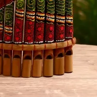 Сувенирный музыкальный инструмент "Флейта" 30х5х18 см МИКС