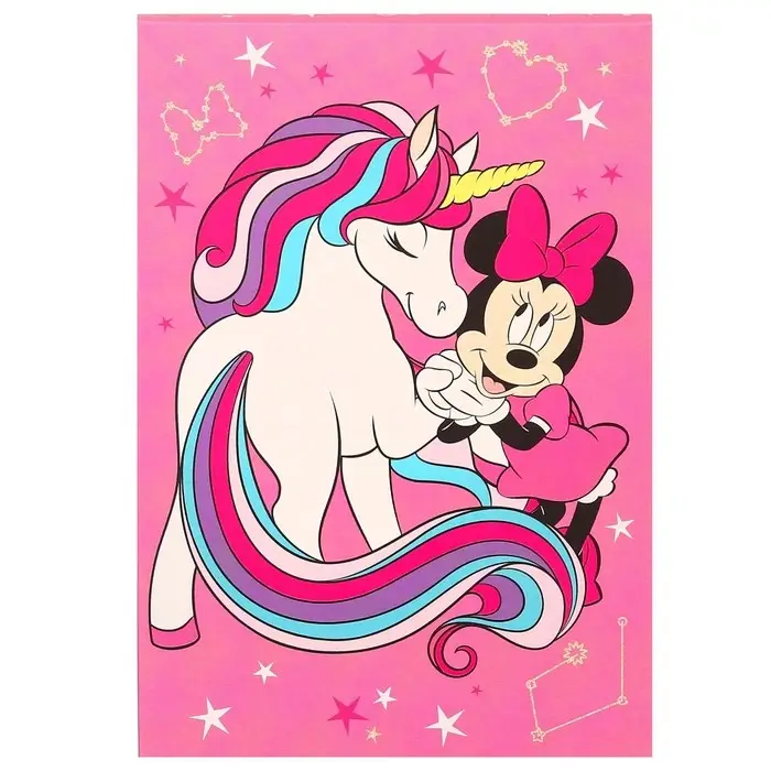 Подарочная коробка, складная, 6х23х7.5 см, Минни Маус и Единорог