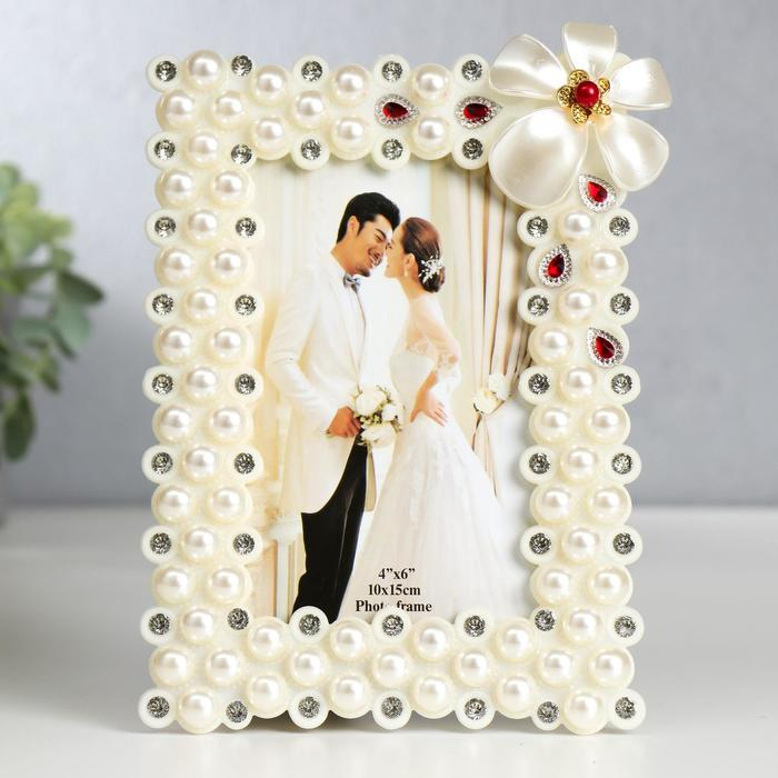 Фоторамка 10х15 см Фоторамка 10х15 см "Ромашка" белая 21х15 см