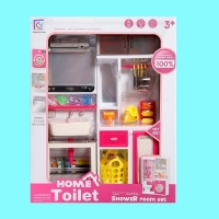 Набор мебели для кукол &laquo;Ванная комната&raquo;, раковина, гардеробная