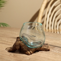 Вазон на коряге "Очарование" 12х10х10 см