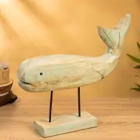 Сувенир "Кашалот" 9х36х43 см, дерево