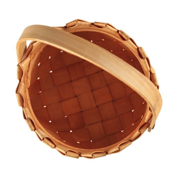 Корзина плетеная, секвойя, 18х13/20 см, натуральный Корзина плетеная, секвойя, 18х13/20 см, натуральный