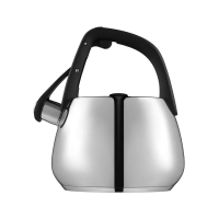 Чайник со свистком 2,5 л Mela-2,5L Серый нерж. стал