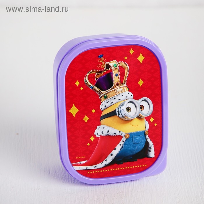 Ланч-бокс прямоугольный 0,5 л Ланч-бокс прямоугольный 0,5 л "Minions" Гадкий Я