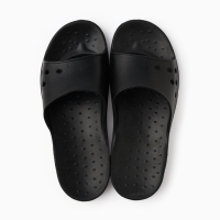 Сланцы мужские Д702 цвет чёрный, р-р 45-46