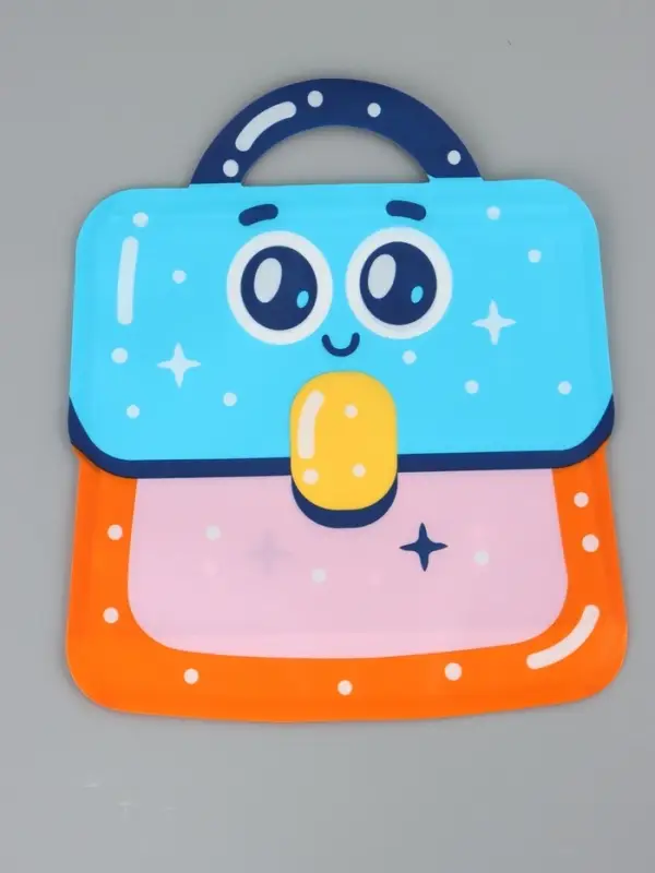 Пакет подарочный, "Портфель", с zip-lock застежкой, 20x19+3см