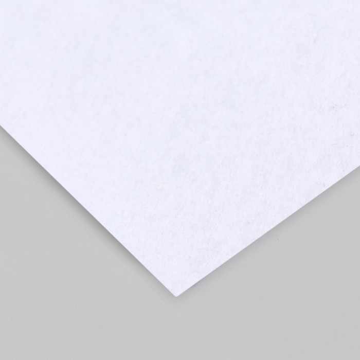 Фетр мягкий 1 мм в рулоне Фетр мягкий 1 мм в рулоне "Белое облако" 50х70 см