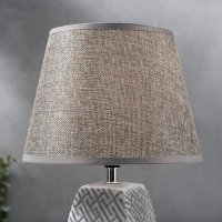 Лампа настольная 16444/1GR E14 40вт серый 22х22х34 см RISALUX