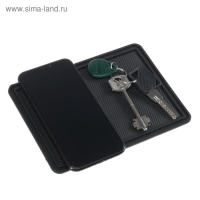 Коврик противоскольязщий 18&times;13 см с бортом, черный