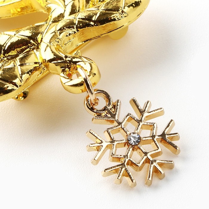 Брошь новогодняя &laquo;Время волшебства&raquo; на Новый год, балерина 6 х 8 см