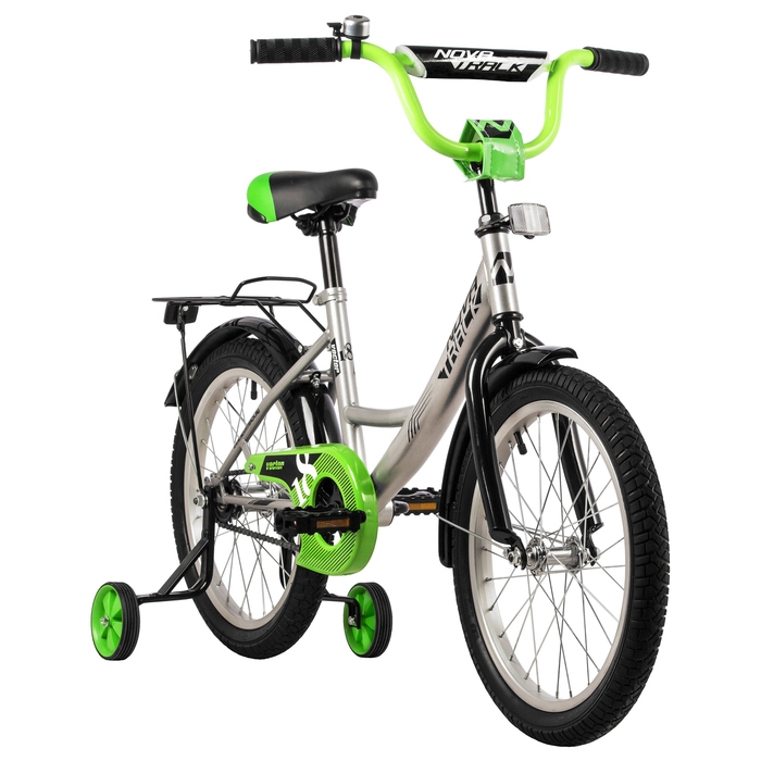 Велосипед 18" Novatrack VECTOR, цвет серебристый