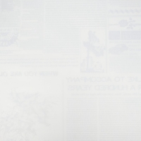 Пленка для цветов "Новости", белый, 58 см х 5 м